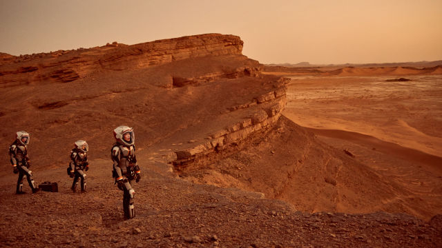 Uma viagem a Marte como nunca antes vista