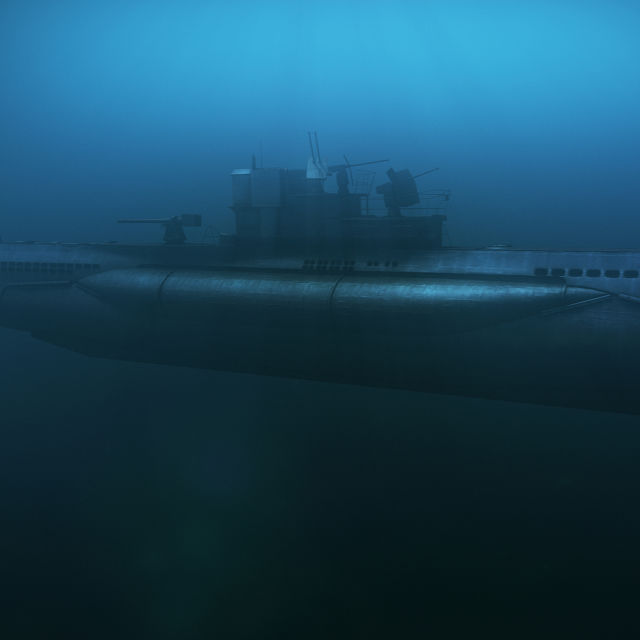 O Submarino Nazi Afundado
